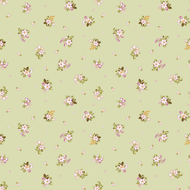 Veranda MAS11054-G Green Maywood Studio Fabric Image