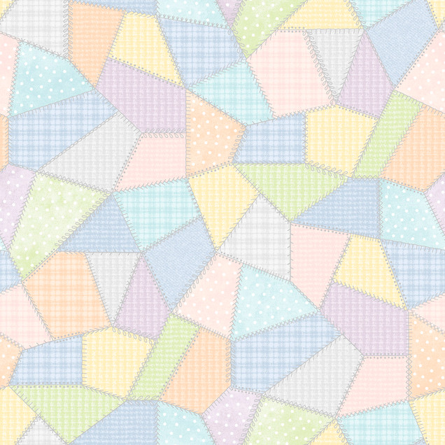 Patchwork Woolies Flannel MASF11310-Z2 Light Multi Bonnie Sullivan Fabric Image