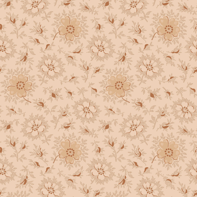 Madder Rose MAS11314-E Cream Maywood Studio Fabric Image