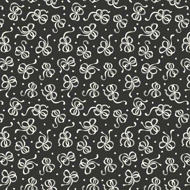 Dear Sweetheart MAS11392-J Black Maywood Studio Fabric Image