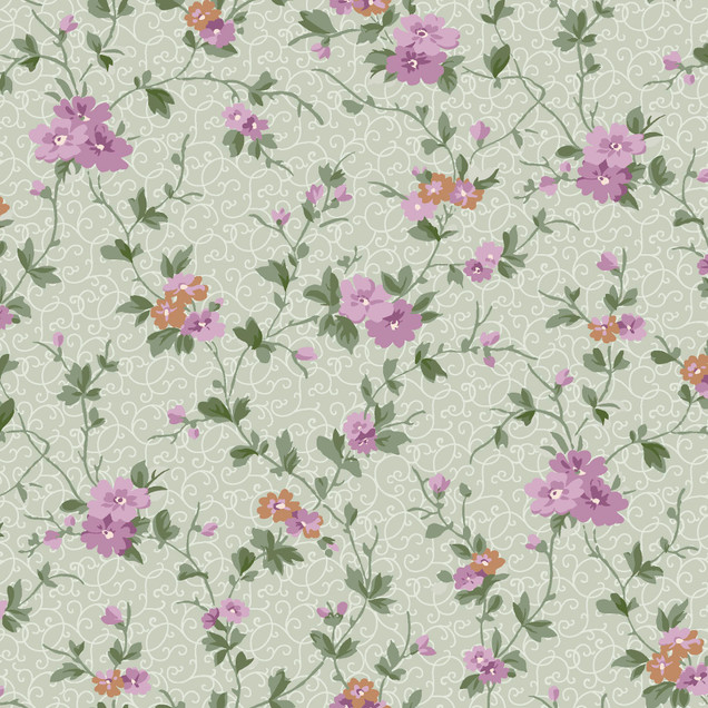 Courtland MAS11322-G Sage Green Maywood Studio Fabric Image
