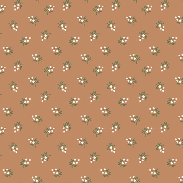 Courtland MAS11326-T Cinnamon Maywood Studio Fabric Image