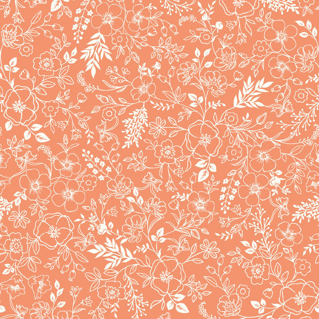 Cottontail Farm MAS10842-O Terracotta Kimberbell Fabric Image