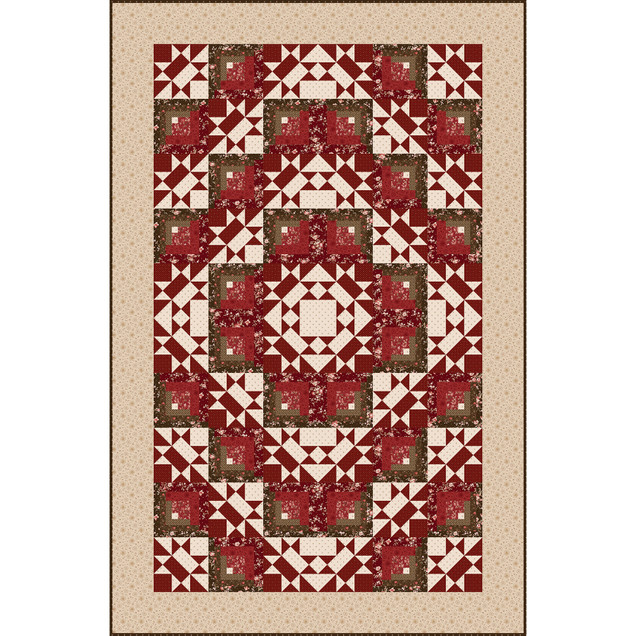 Madder Rose Crownpoint Quilt Project Image