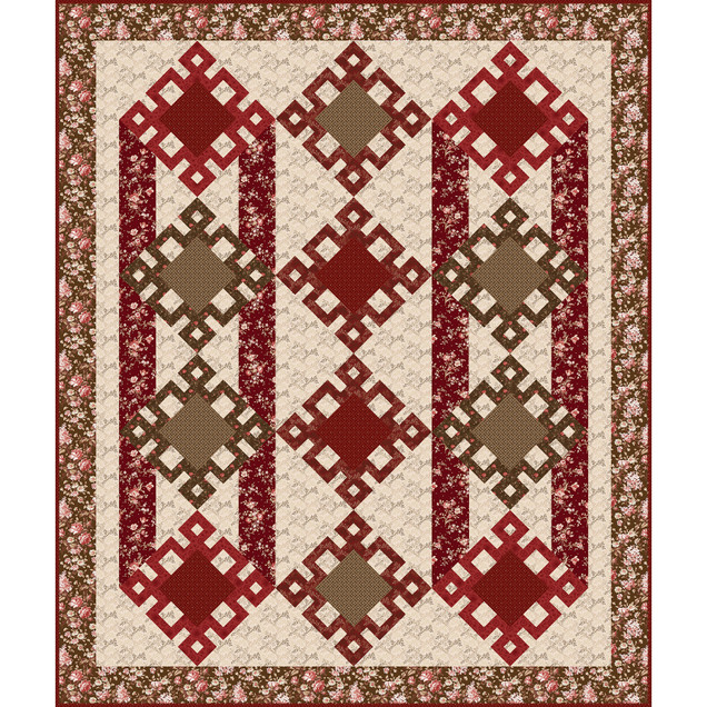 Madder Rose Easy Knots Quilt Project Image