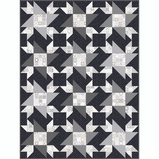 Colorblock Party Neutrals Friendship Quilt Free Pattern Project Image