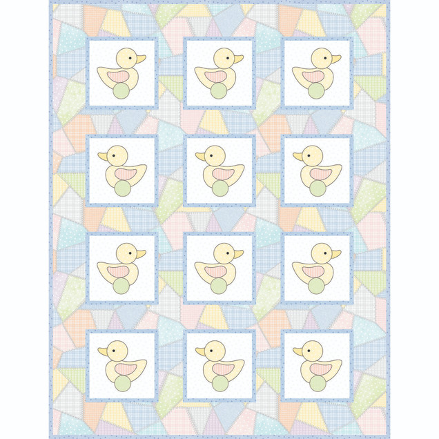 Patchwork Woolies Flannel Little Duckies Quilt Project Image