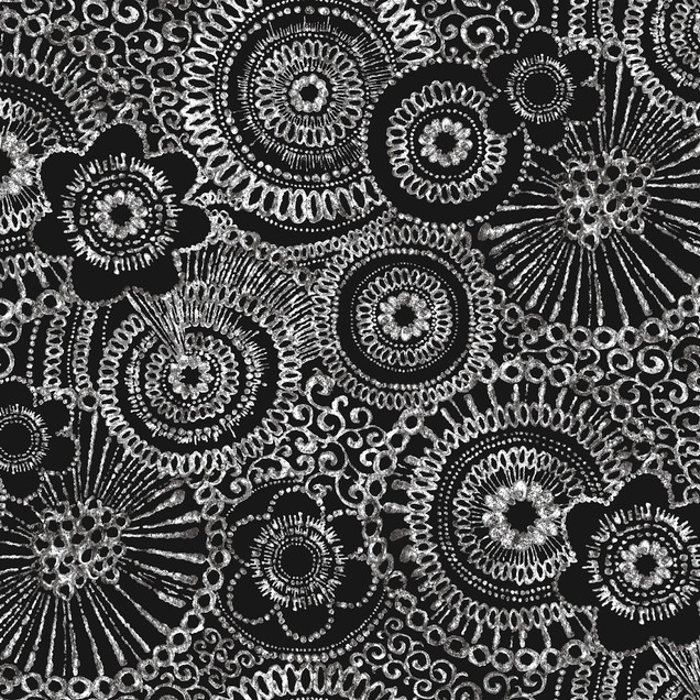 Calista 108" Quilt Backs MASQB11460-J Black Maywood Studio Fabric Image