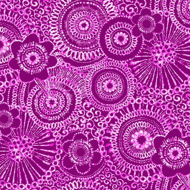 Calista 108" Quilt Backs MASQB11460-M Magenta Maywood Studio Fabric Image