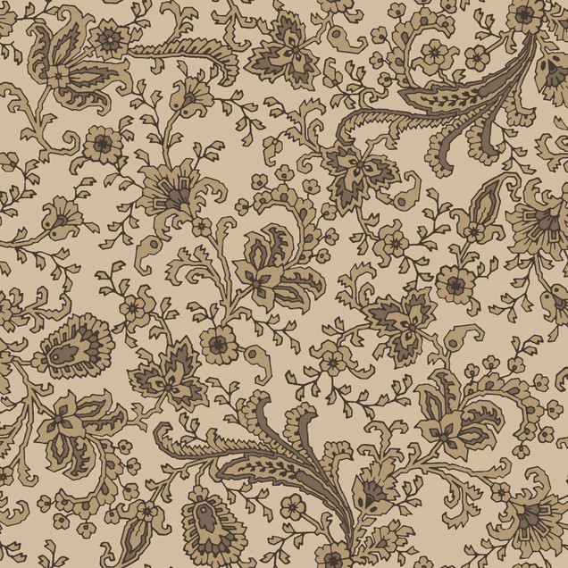 Nottingham MAS11200-ET Cream/Tan Maywood Studio Fabric Image