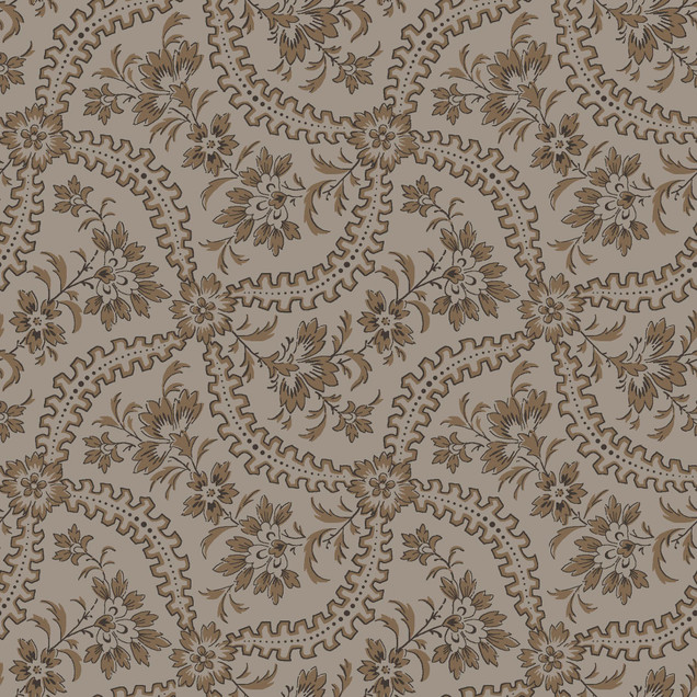Nottingham MAS11201-KT Gray/Tan Maywood Studio Fabric Image