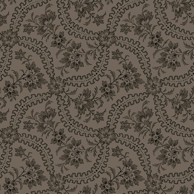 Nottingham MAS11201-T Dark Tan Maywood Studio Fabric Image