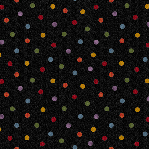 Penny Flower Flannel MASF11433-J Black Bonnie Sullivan Fabric Image
