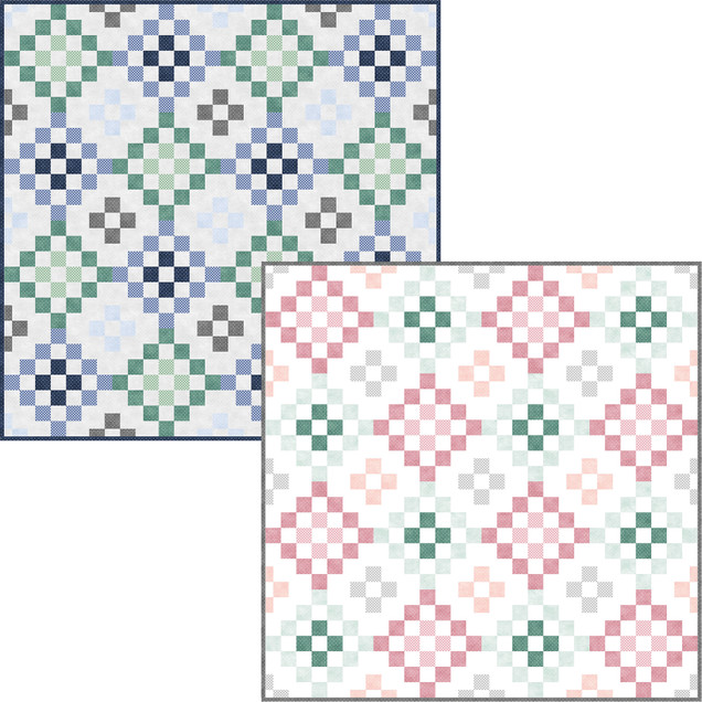 Playtime Flannel Granny Squared Quilt Project Image