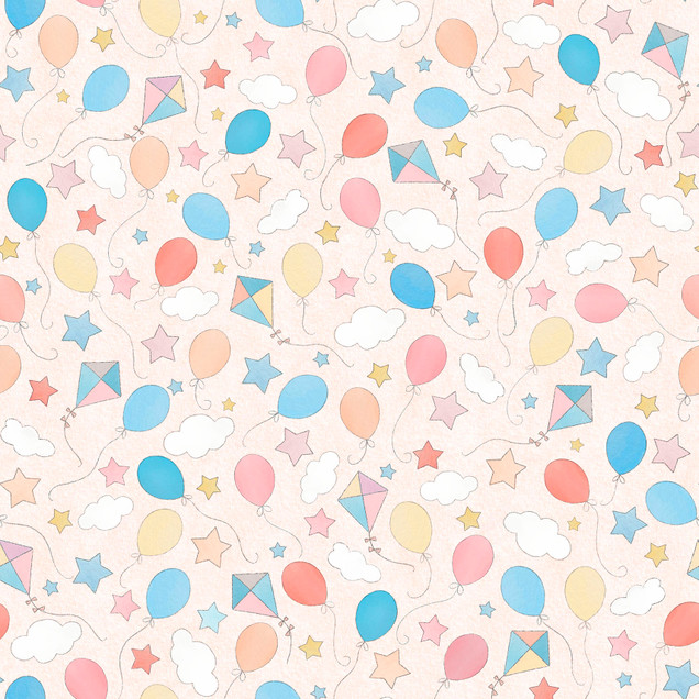 Ahoy Pals MAS11524-P Pink Maywood Studio Fabric Image