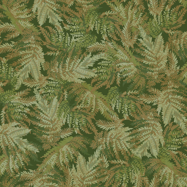 Hazelwood MAS11303-G Green Maywood Studio Fabric Image