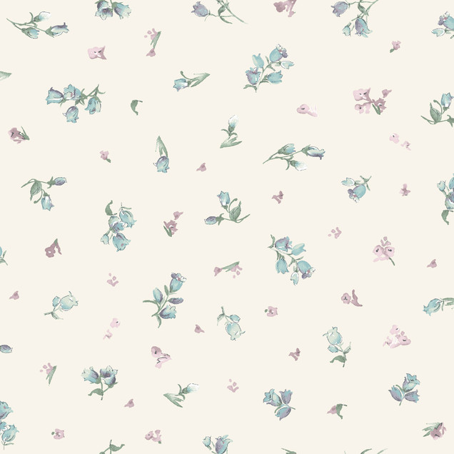 Morning Mist MAS11453-E Cream Maywood Studio Fabric Image