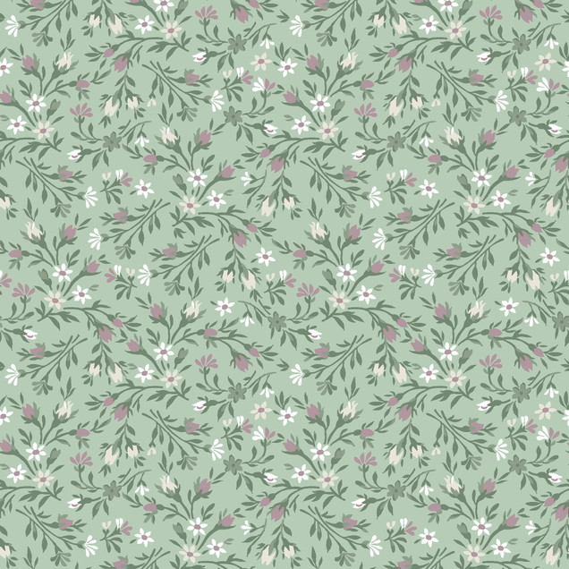 Morning Mist MAS11454-G Green Maywood Studio Fabric Image