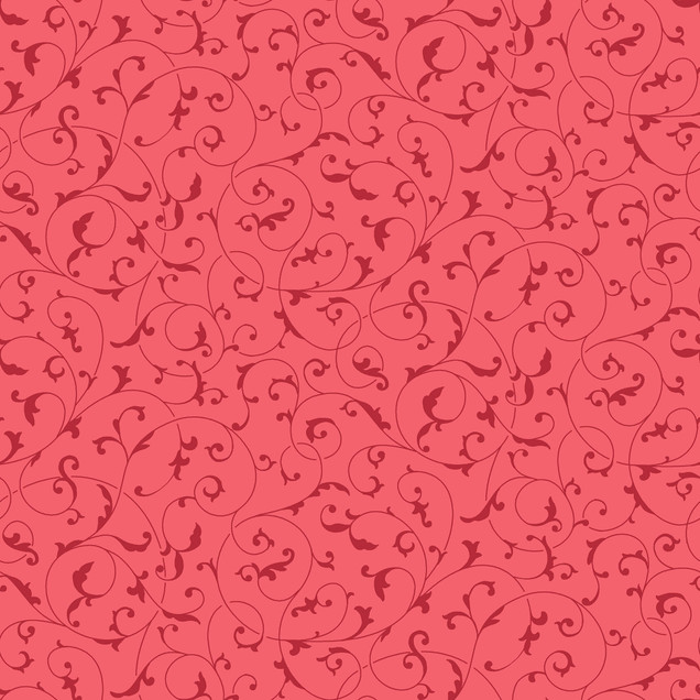 Sweetbriar MAS11445-C Coral Maywood Studio Fabric Image