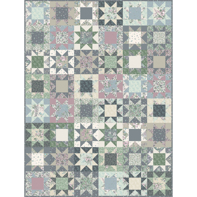 Morning Mist Bedelia Quilt  Project Image