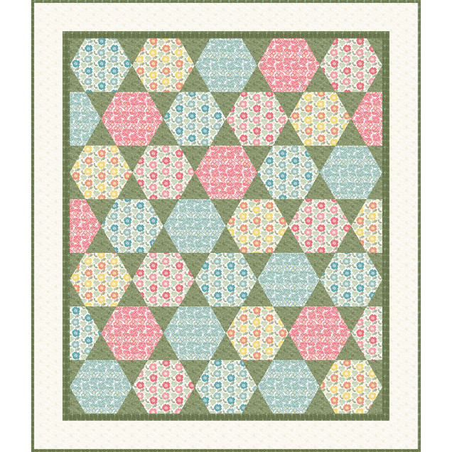 Printed Garden In the Nest Quilt  Project Image