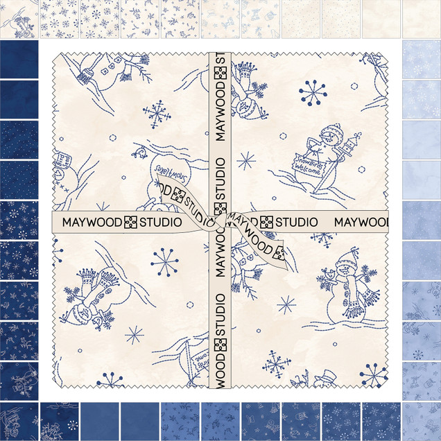 Frosty Friends SQ-MASFRFR  Robin Kingsley Fabric Image
