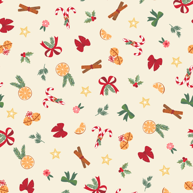 Merry Market MAS11514-E Cream Kimberbell Fabric Image