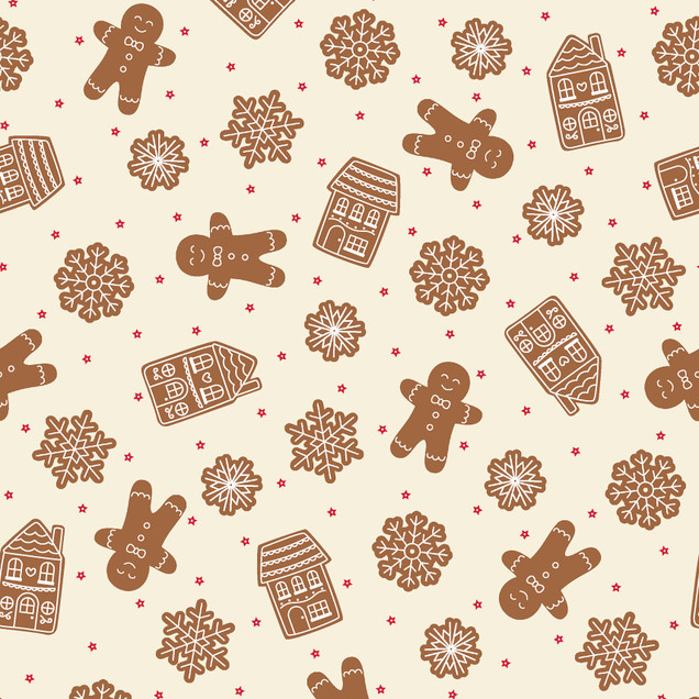 Merry Market MAS11515-E Cream Kimberbell Fabric Image