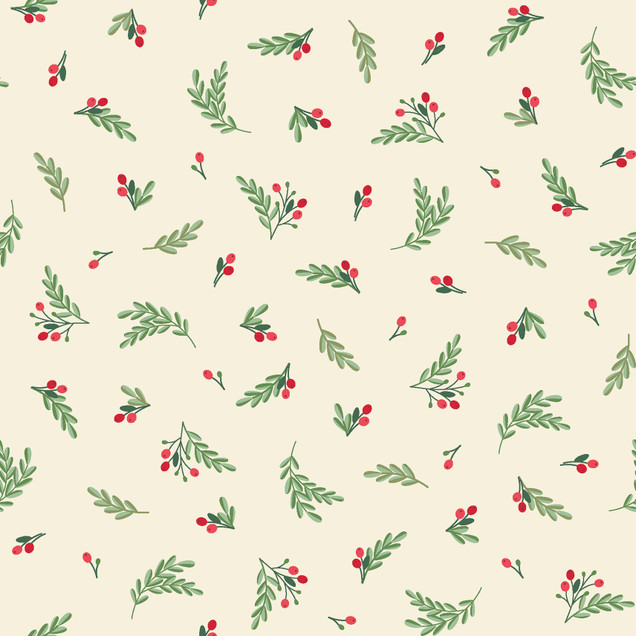 Merry Market MAS11516-E Cream Kimberbell Fabric Image