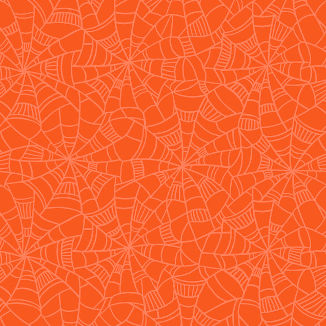 Trick or Sweet MAS11552-O Orange Maywood Studio Fabric Image
