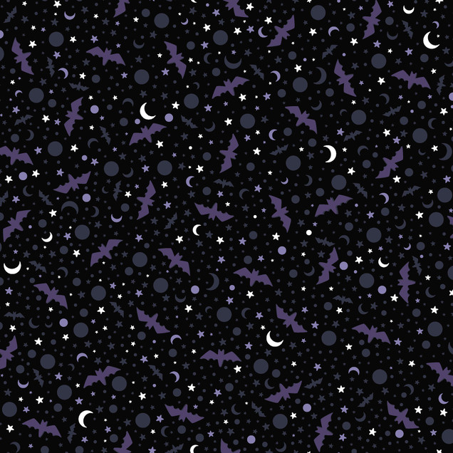 Trick or Sweet MAS11554-J Black Maywood Studio Fabric Image