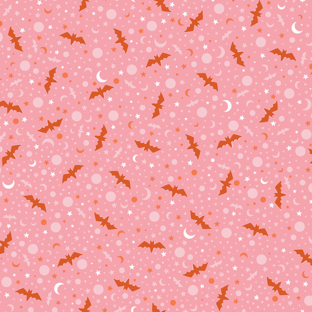 Trick or Sweet MAS11554-P Pink Maywood Studio Fabric Image
