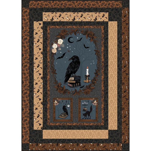 Dark Moon Nevermore Quilt Project Image
