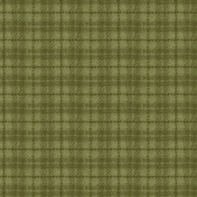 Woolies Flannel MASF18502-G3 Green Bonnie Sullivan Fabric Image