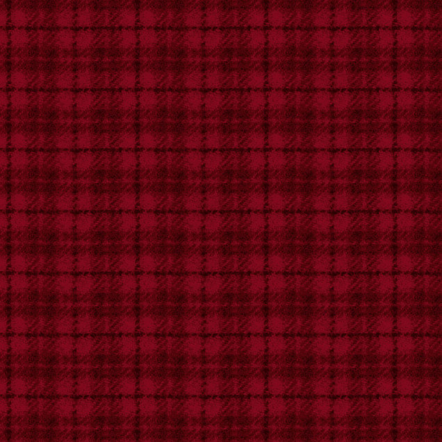 Woolies Flannel MASF18502-R Red Bonnie Sullivan Fabric Image