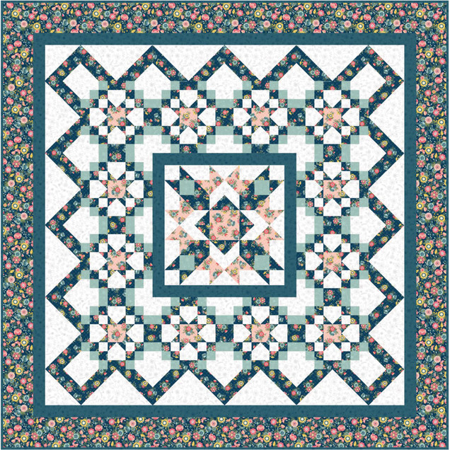 Vintage Flora All Around Quilt