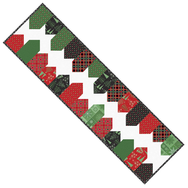 Christmas Night At Home Table Runner Image