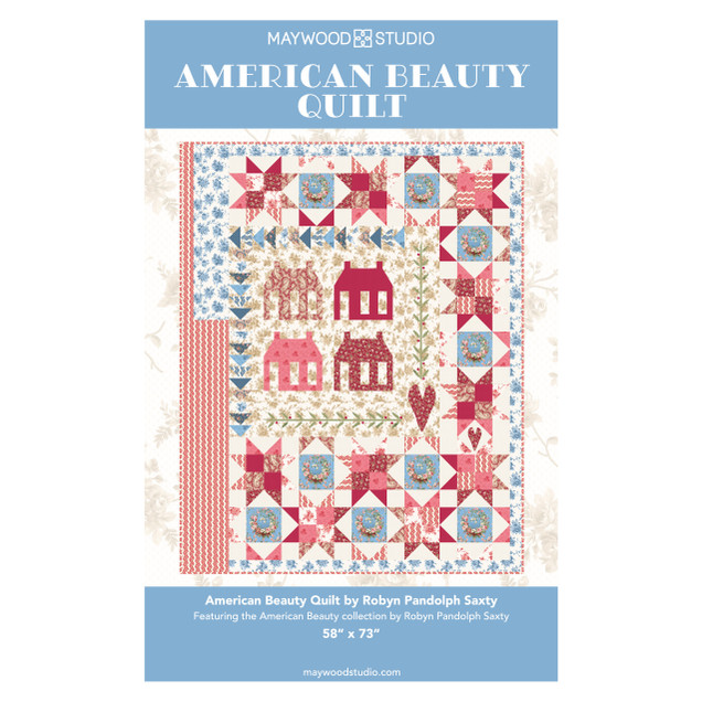 American Beauty Quilt Free Pattern Image