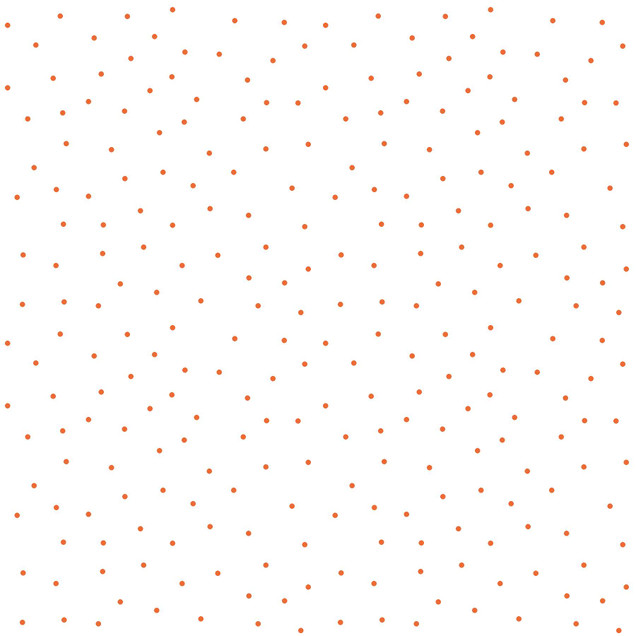Kimberbell Basics MAS8210-WO White/Orange Kimberbell Fabric Image