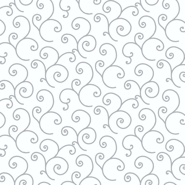 Kimberbell Basics MAS8243-WK White/Grey Kimberbell Fabric Image