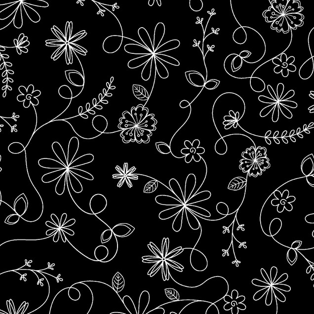 Kimberbell Basics MAS8261-J Black Kimberbell Fabric Image