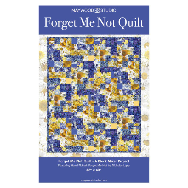 Forget Me Not Quilt Free Pattern Project Image