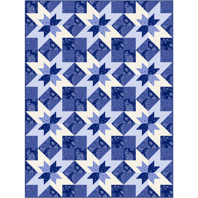 French Quarter Stars in the French Quarter Quilt Project Image