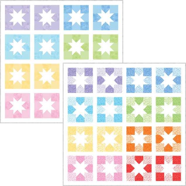 Playtime Flannel Joyful Stars Quilt All Image Playtime Flannel Joyful Stars Quilt All Image