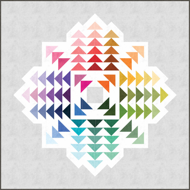 Shadow Crystal Cluster Quilt Project Image