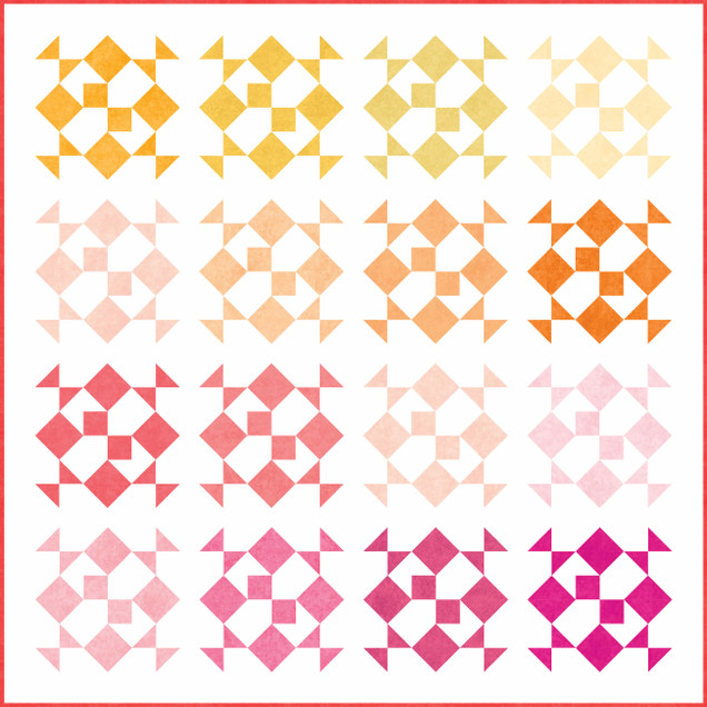 Shadow Play Do Si Do Quilt Project Image