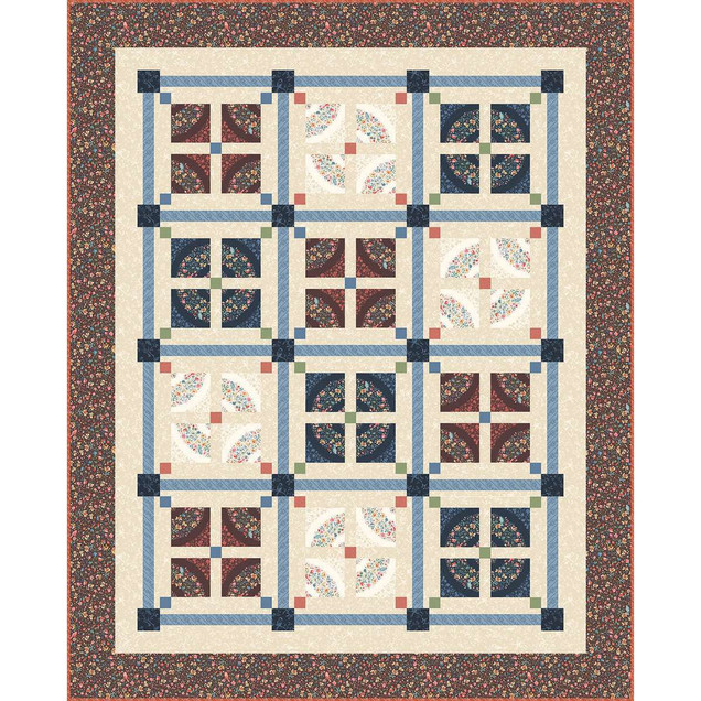 Lovely Bunch Autumn Wreaths Quilt