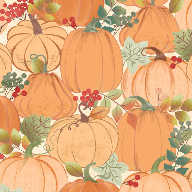 Hello Autumn MAS10732-EO Fabric Image