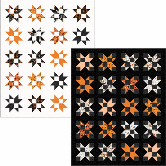 Pumpkins & Potions Jacks Quilt Project Image