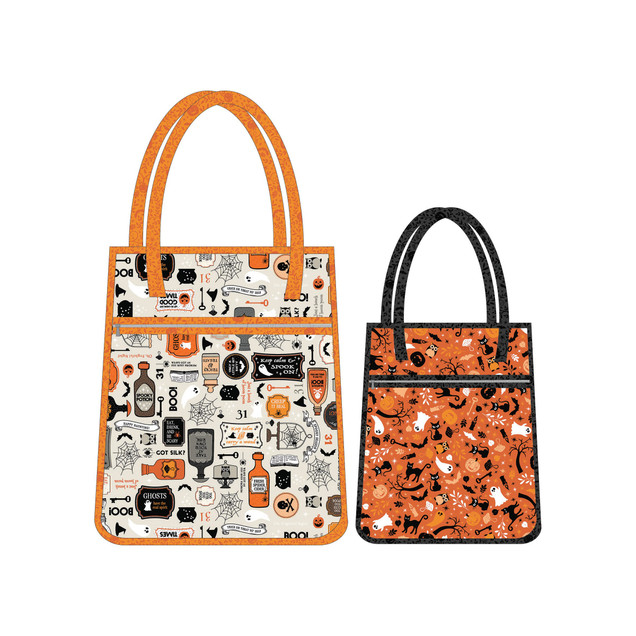Pumpkins & Potions Everyday Quilted Totes Project Image